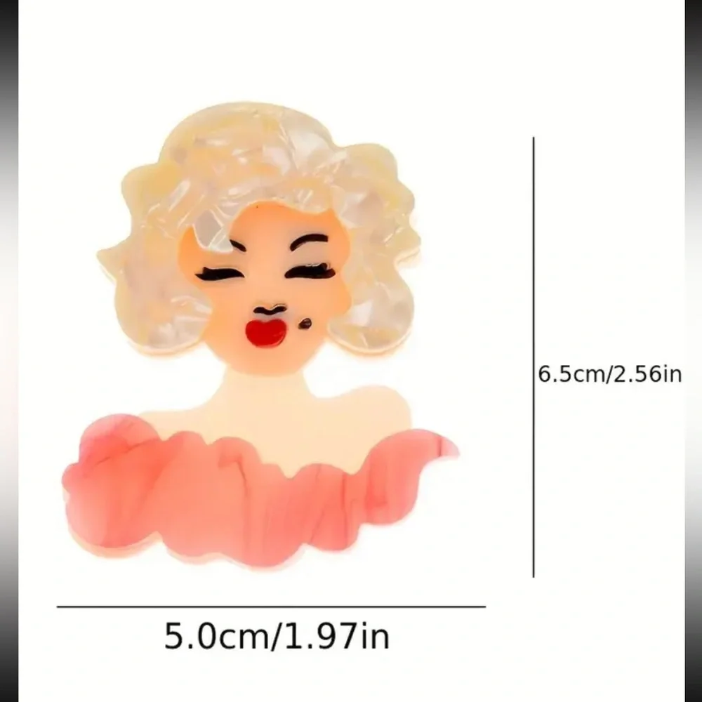 Marilyn Monroe Brooch Pin - Picture 5 of 6